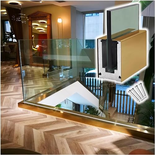 Glasplatten-Balustraden-System für Treppen und Pool-Zaun, langlebige Aluminium-Zapfen für sichere Terrasse, Dachboden und gewerbliche Treppen von Generisch