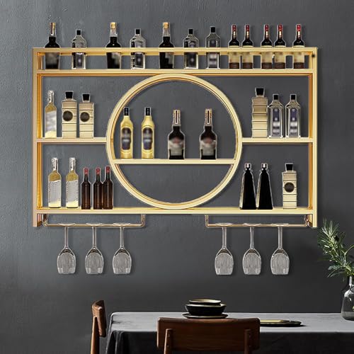 Glasregal für Bars, freistehender Flaschenhalter, Weinaufbewahrungslösung, perfekt für Kühlschrank, Whiskyschrank und Eckschränke Glasregal für Bars, freistehender Flaschenhalter, Weinaufbewahrungslösung, perfekt für Kühlschrank, Whiskyschrank und Eckschränke von Generisch