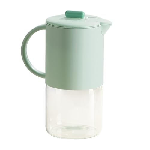 Glass Juice Karaffe | 1500ml Hitzebeständiger Glasbehälter - Luftdichter Behälter Für Heiße/Kalte Getränke Aufbewahrung Milch Kaffee Tee Cocktails Flüssigkeit Party | Für Kaffee Cocktails Milch Party von Generisch
