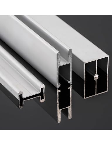 Glasschienen-Set für glatte Schiebetüren, ideal für Vitrinen und Bücherregale, verbessert Zugänglichkeit und Platzeffizienz Glasschienen-Set für glatte Schiebetüren, ideal für Vitrinen und Bücherregale, verbessert Zugänglichkeit und Platzeffizienz von Generisch