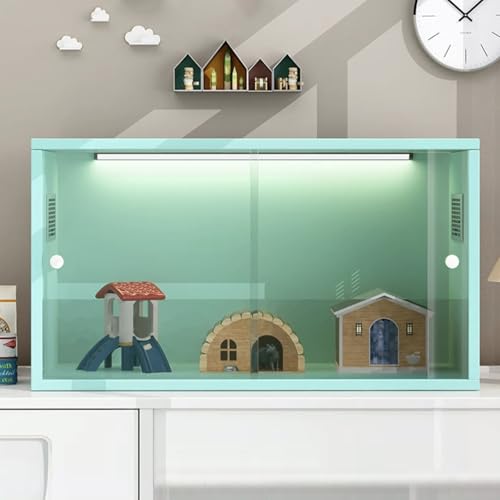 Glasvitrine - Stapelbare Vitrine für Sammlerstücke und Pokale mit Glastüren - Ideal für Wohnzimmer und Esszimmer Display von Generisch