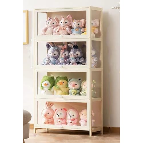 Glasvitrine Wohnzimmer Vitrine Vitrine Vitrine - 5 Etagen Braun 80 * 33 * 172 Transparent auf 3 Seiten - Robuste Textur, versiegelt und staubdicht - Geeignet für verschiedene Szenarien von Generisch
