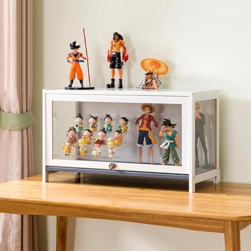 Glasvitrine Wohnzimmer Vitrine Vitrine Vitrine - 5 Etagen Braun 80 * 33 * 172 Transparent auf 3 Seiten - Robuste Textur, versiegelt und staubdicht - Geeignet für verschiedene Szenarien von Generisch