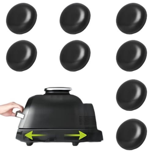 8 STK. Gleitbrett Selbstklebend 20mm Schwarz Für Küchengeräte Mit Teflon Oberfläche Unsichtbar Gleitpads Für Thermomix Kaffeevollautomaten Küchenmaschinen Einfach Zu Verschieben von Generisch