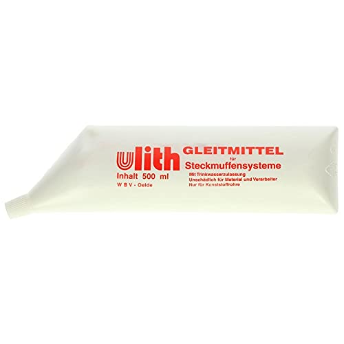 Gleitmittel 500 ml Ulith für KG Rohre Schmiermittel Gleitmittel Abwasserrohr HT KG Rohr von Generisch