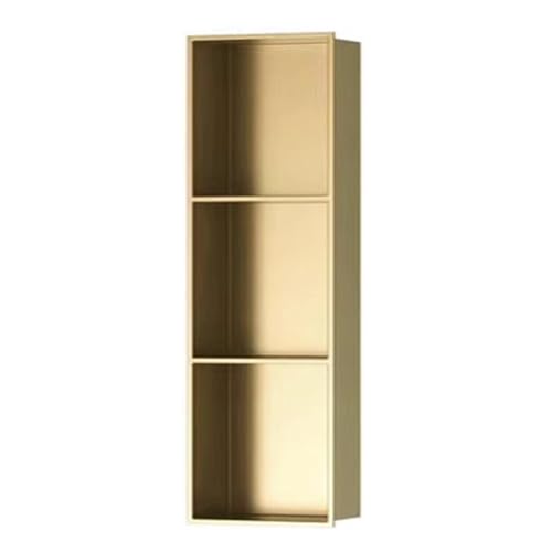 Gold 3-stöckiges Duschregal für Duscheinbau, 304 Edelstahl, Duschkabine, für Badezimmer & Wohnzimmer, Wandinstallation – & stilvoll Gold 3-stöckiges Duschregal für Duscheinbau, 304 Edelstahl, Duschkabine, für Badezimmer & Wohnzimmer, Wandinstallation – & stilvoll von Generisch