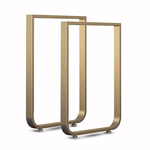 Gold Metall Tischbeine 2er Set Verstellbare Vierkantrohr Möbelbeine Stabile Industriestil Upgrade für Esstisch Couchtisch Küchentisch Moderne Wohnkultur Gold Metall Tischbeine 2er Set Verstellbare Vierkantrohr Möbelbeine Stabile Industriestil Upgrade für Esstisch Couchtisch Küchentisch Moderne Wohnkultur von Generisch