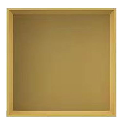 Goldene Edelstahl-Dusche – eingebauter Badezimmer-Aufbewahrungsschrank, dekorativer Toilettenpapierhalter, Metall, Medizinschrank, 32 x 32 x 12,5 cm, ideal für moderne Toiletten und Duschen Goldene Edelstahl-Dusche – eingebauter Badezimmer-Aufbewahrungsschrank, dekorativer Toilettenpapierhalter, Metall, Medizinschrank, 32 x 32 x 12,5 cm, ideal für moderne Toiletten und Duschen von Generisch