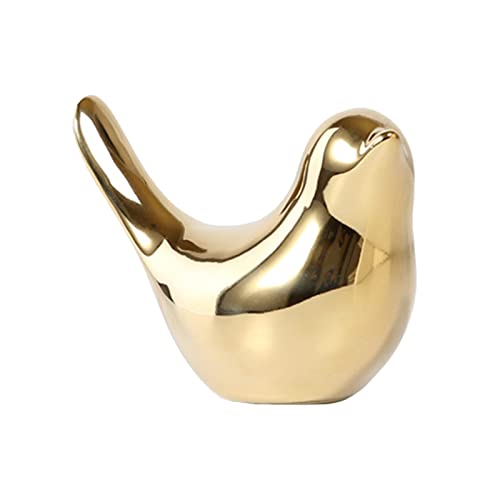 Goldene Keramik Vogel Figur Kreative Dekofigur im Modernen Stil Elegantes Tischdeko Ornament für Wohnzimmer Regal & Büro Stilvolle Wohnaccessoires für Zuhause Goldene Keramik Vogel Figur Kreative Dekofigur im Modernen Stil Elegantes Tischdeko Ornament für Wohnzimmer Regal & Büro Stilvolle Wohnaccessoires für Zuhause von Generisch
