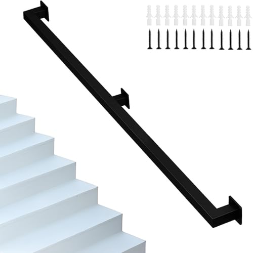 Goldene Metalltreppe il – 200 cm Sicherheits-Haltegriff zur Wandmontage für ältere Kinder und schwangere Frauen – rostbeständiges Innengeländer für Stufen und Treppenstütze Goldene Metalltreppe il – 200 cm Sicherheits-Haltegriff zur Wandmontage für ältere Kinder und schwangere Frauen – rostbeständiges Innengeländer für Stufen und Treppenstütze von Generisch