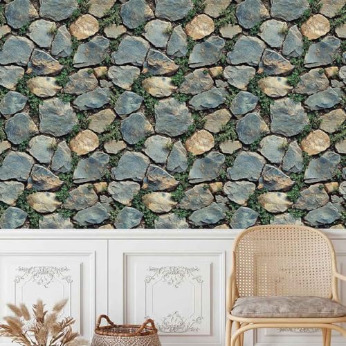 Graue Fels Stein Klebefolie Möbel 0.52x20 M Selbstklebende Tapete Grünes Moos Abziehen und Aufkleben Wallpaper Entfernbare DIY Wandverkleidung Dekoratives für Küche Arbeitsplatte Schränke Tische Wand Graue Fels Stein Klebefolie Möbel 0.52x20 M Selbstklebende Tapete Grünes Moos Abziehen und Aufkleben Wallpaper Entfernbare DIY Wandverkleidung Dekoratives für Küche Arbeitsplatte Schränke Tische Wand von Generisch