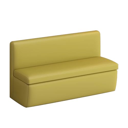 Green Cat Paw Lederbank mit Stauraum, Sitzgelegenheit & Rückenlehne, perfekt für Eingangsbereich, Flur, Schlammzimmer, 100 cm lang - Stilvolle & funktionale Möbellösung von Generisch