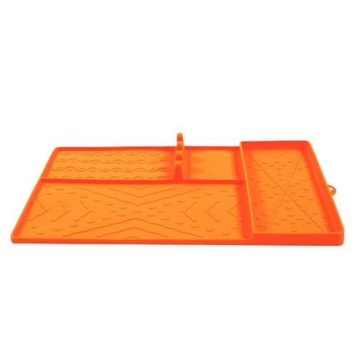 Grillmatte – Untergrillmatte für den Außenbereich, Silikon-Grillwerkzeug-Matte, Grillspatelhalter und Abtropfpad, hitzebeständig, leicht zu reinigen, Werkzeugablage für Outdoor-Kochen, Theke oder Grillmatte – Untergrillmatte für den Außenbereich, Silikon-Grillwerkzeug-Matte, Grillspatelhalter und Abtropfpad, hitzebeständig, leicht zu reinigen, Werkzeugablage für Outdoor-Kochen, Theke oder von Generisch