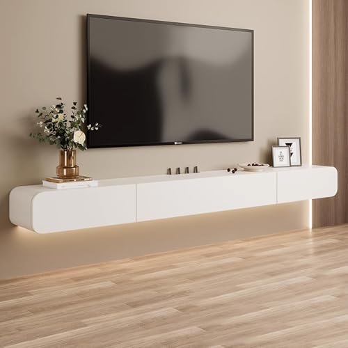 GroßEr Lowboard Hängend mit Schubladen, Modernes Wandregal, Fernsehtisch Aus Holz for Wohnzimmer, Büro und Zuhause GroßEr Lowboard Hängend mit Schubladen, Modernes Wandregal, Fernsehtisch Aus Holz for Wohnzimmer, Büro und Zuhause von Generisch