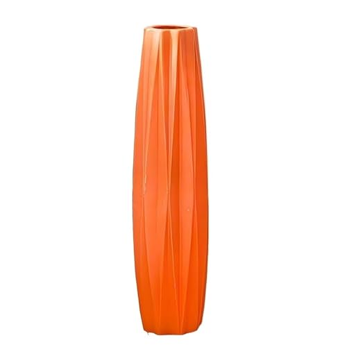 Große Keramik-Bodenvase, große minimalistische dekorative Vase für Wohnzimmer, 71 cm, große Blumenvase für Heimdekoration, perfekt für Trockenblumen von Generisch