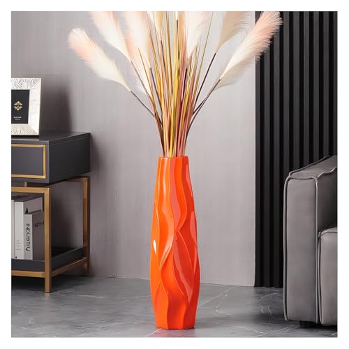Große Keramik-Bodenvase, moderne hohe Vase für Zuhause und Büro, perfekt für Blumen, Zweige und getrocknete Arrangements (45 cm), stilvoller Wohnzimmerakzent von Generisch