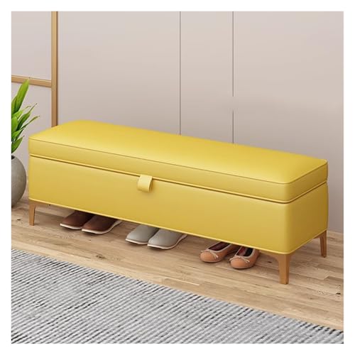 Große Sitzbank mit Stauraum aus Kunstleder für Wohnzimmer – gepolsterte Ottomane mit reichlich Stauraum, perfekt für den Eingangsbereich oder das Ende des Bettes, 120 cm Couch Große Sitzbank mit Stauraum aus Kunstleder für Wohnzimmer – gepolsterte Ottomane mit reichlich Stauraum, perfekt für den Eingangsbereich oder das Ende des Bettes, 120 cm Couch von Generisch