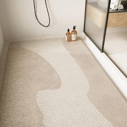 Große rutschfeste Duschmatte - Weiche Anti-Schimmel Badematte mit Ablaufloch Schnelltrocknend & Waschbar Bequemes Luffa-Design für Fuß - Ideale Badezimmer Bodenmatte Große rutschfeste Duschmatte - Weiche Anti-Schimmel Badematte mit Ablaufloch Schnelltrocknend & Waschbar Bequemes Luffa-Design für Fuß - Ideale Badezimmer Bodenmatte von Generisch