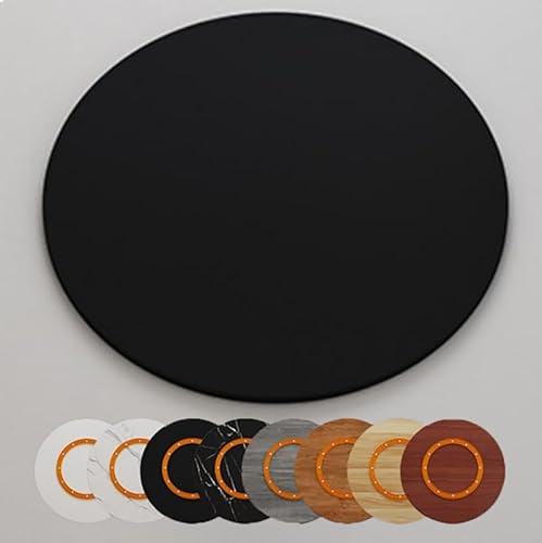 Großer 100 cm Drehteller – drehbares Serviertablett aus Holz für Esstisch, Zuhause, Küche, runde schwarze Servierplatte, perfekt für Familienfeiern und Unterhaltung Großer 100 cm Drehteller – drehbares Serviertablett aus Holz für Esstisch, Zuhause, Küche, runde schwarze Servierplatte, perfekt für Familienfeiern und Unterhaltung von Generisch