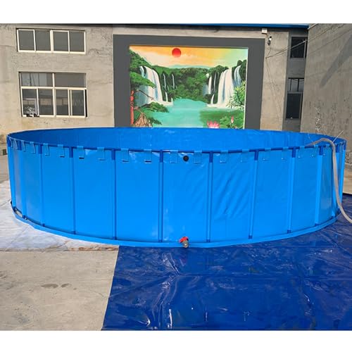 Großer Aquarium Aquarium Fischteich 600L bis 15070L Oberirdischer Außen/Innenpool No Dig Goldfischteich für Erwachsene und Kinder von Generisch