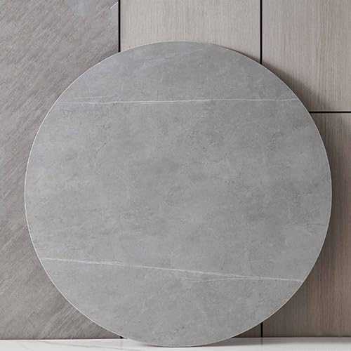 Großer Drehteller mit Marmorstruktur, Lazy Susan, drehbares Serviertablett für Esstisch, Steinplatte, runde drehbare Servierplatte Großer Drehteller mit Marmorstruktur, Lazy Susan, drehbares Serviertablett für Esstisch, Steinplatte, runde drehbare Servierplatte von Generisch