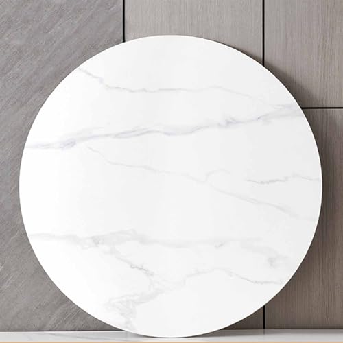 Großer Drehteller mit Marmorstruktur, Lazy Susan, drehbares Serviertablett für Esstisch, Steinplatte, runde drehbare Servierplatte Großer Drehteller mit Marmorstruktur, Lazy Susan, drehbares Serviertablett für Esstisch, Steinplatte, runde drehbare Servierplatte von Generisch