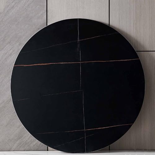 Großer Drehteller mit Marmorstruktur, Lazy Susan, drehbares Serviertablett für Esstisch, Steinplatte, runde drehbare Servierplatte Großer Drehteller mit Marmorstruktur, Lazy Susan, drehbares Serviertablett für Esstisch, Steinplatte, runde drehbare Servierplatte von Generisch