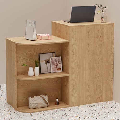 Großer Empfang an der Rezeption mit abschließbarer Schublade, natürlicher 120 cm Lobby-Kassentisch, Büro-Einzelhandels-Ausstellungstisch und stilvolles Design für ein verbessertes Kundenerlebnis Großer Empfang an der Rezeption mit abschließbarer Schublade, natürlicher 120 cm Lobby-Kassentisch, Büro-Einzelhandels-Ausstellungstisch und stilvolles Design für ein verbessertes Kundenerlebnis von Generisch
