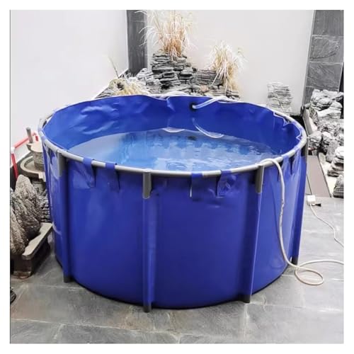 Großer PVC-Fischteich – Langlebiger, faltbarer Aquakultur-Wassertank mit Stahlrahmen, multifunktionaler oberirdischer Koiteich & Wasserspeicher-Zisterne, 4 x 1,2 m, temporärer Pool Großer PVC-Fischteich – Langlebiger, faltbarer Aquakultur-Wassertank mit Stahlrahmen, multifunktionaler oberirdischer Koiteich & Wasserspeicher-Zisterne, 4 x 1,2 m, temporärer Pool von Generisch