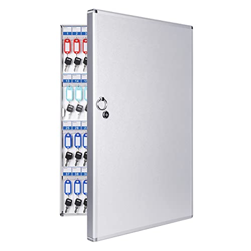 Großer Wand-Schlüsselkasten mit 24 sicheren Positionen, abschließbare Schlüsselnizer, sichere Aufbewahrung für Schlüssel mit 48-Bit-System Großer Wand-Schlüsselkasten mit 24 sicheren Positionen, abschließbare Schlüsselnizer, sichere Aufbewahrung für Schlüssel mit 48-Bit-System von Generisch