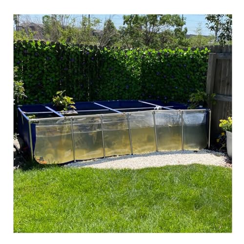 Großer Wassertank aus Segeltuch für Aquarium und Teich mit transparentem PVC-Fenster, einfach zu montieren, perfekt für Schildkröten, Koi und Goldfische Großer Wassertank aus Segeltuch für Aquarium und Teich mit transparentem PVC-Fenster, einfach zu montieren, perfekt für Schildkröten, Koi und Goldfische von Generisch