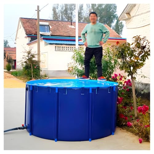 Großer faltbarer PVC-Fischteich – Stahlrahmen Aquakultur Wassertank für Koi-Kultur Temporärer oberirdischer Pool Langlebiger Multifunktions-Zisterne für landwirtschaftliche Bewässerung Großer faltbarer PVC-Fischteich – Stahlrahmen Aquakultur Wassertank für Koi-Kultur Temporärer oberirdischer Pool Langlebiger Multifunktions-Zisterne für landwirtschaftliche Bewässerung von Generisch