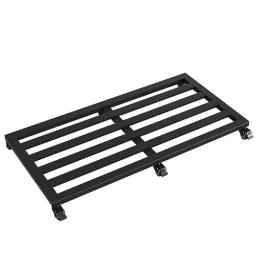 Großer rollender Pflanzenständer mit Rädern – 40 x 100 cm schwarzes Metall-Blumentopf-Tablett, vielseitiger Eisensockel für Aquarien, abnehmbare Stützen für einfache Mobilität Großer rollender Pflanzenständer mit Rädern – 40 x 100 cm schwarzes Metall-Blumentopf-Tablett, vielseitiger Eisensockel für Aquarien, abnehmbare Stützen für einfache Mobilität von Generisch