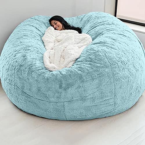 Großer weicher Cord-Sitzsack-Bezug für drinnen und draußen, Wohnzimmer-Sitzsack (ohne Füllung) von Generisch