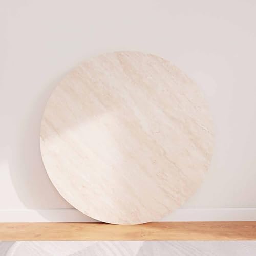 Großes drehbares Serviertablett, Drehteller aus gesintertem Stein, Lazy Susan mit rutschfester Unterseite für müheloses Essen und Unterhaltung Großes drehbares Serviertablett, Drehteller aus gesintertem Stein, Lazy Susan mit rutschfester Unterseite für müheloses Essen und Unterhaltung von Generisch