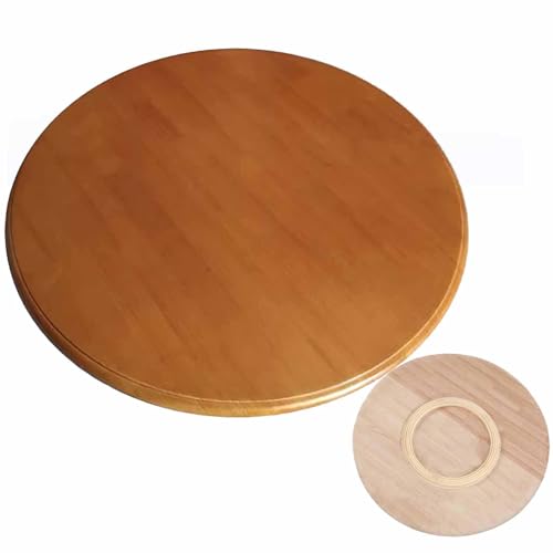 Großes drehbares Serviertablett aus Massivholz für den Esstisch, leichtgängiges Drehen, Lazy Susan für müheloses Servieren und Unterhaltung Großes drehbares Serviertablett aus Massivholz für den Esstisch, leichtgängiges Drehen, Lazy Susan für müheloses Servieren und Unterhaltung von Generisch