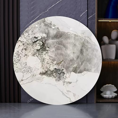 Großes rundes drehbares Serviertablett, Marmor-Textur, Lazy Susan Drehteller, 360° drehbar für Esstisch Tischplatte Großes rundes drehbares Serviertablett, Marmor-Textur, Lazy Susan Drehteller, 360° drehbar für Esstisch Tischplatte von Generisch