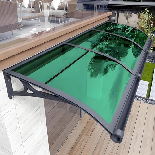 Grün Türvordach - 80x360 Zoll Wasserdicht Terrassenabdeckung Sonnen- & Regenschutz, Stilvolle Einstiegsmarkise, Perfekt für Außenbereiche & Eingänge Grün Türvordach - 80x360 Zoll Wasserdicht Terrassenabdeckung Sonnen- & Regenschutz, Stilvolle Einstiegsmarkise, Perfekt für Außenbereiche & Eingänge von Generisch