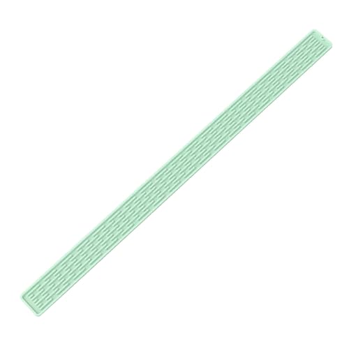 Grüne Abtropfmatte für Spüle mit verlängertem schlankem Rand, Spritzschutz für Küchenarmaturen, Bar-Matte, Arbeitsplatte und Spüle, Oberflächenschutz (70 x 10 cm) von Generisch