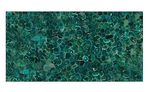 Grüner Achat Couchtisch I Achat Rasen Tischplatte I Grüne Tischplatte I Grüne Achat Terrasse Tischplatte I Achat Mitteltischplatte 76,2 x 76,2 cm von Generisch