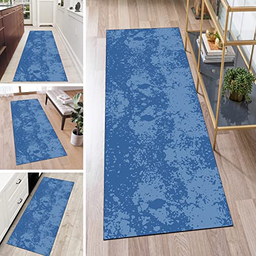 Grüner rutschfester waschbarer Langläufer Teppich 50 x 250 cm Abstrakter Teppich für Flur Wohnzimmer Schlafzimmer Anpassbare Größe 40 120 cm breit von Generisch