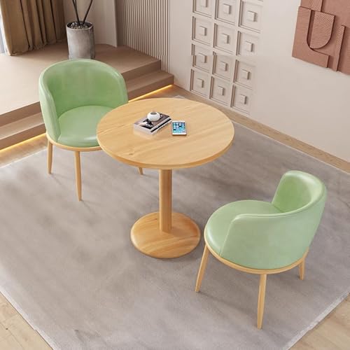 Grünes rundes Esstisch-Set mit Stühlen – kleine Möbel für Küche, Esszimmer & Konferenzraum – Stilvoller moderner Couchtisch für Zuhause & Büro Grünes rundes Esstisch-Set mit Stühlen – kleine Möbel für Küche, Esszimmer & Konferenzraum – Stilvoller moderner Couchtisch für Zuhause & Büro von Generisch