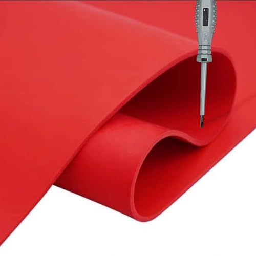 Gummi Bodenbelag Matte Garage Anti-Elektrokution Belag für 6-35KV Flexible Sicherheitsmatte für Power Workshop 1-10M Lang von Generisch