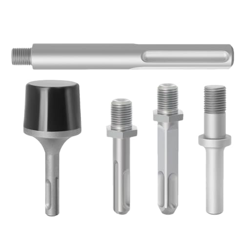 Gummihammer Hammer | Abnehmbarer Vibrator Hammer Gummi -Elektrowerkzeug | Kompakte elektrische vibrierende Hämmer | Hochleistungs -Versorgungswerkzeug für Rohrreinigung, Bau, Industrie, Workshop von Generisch