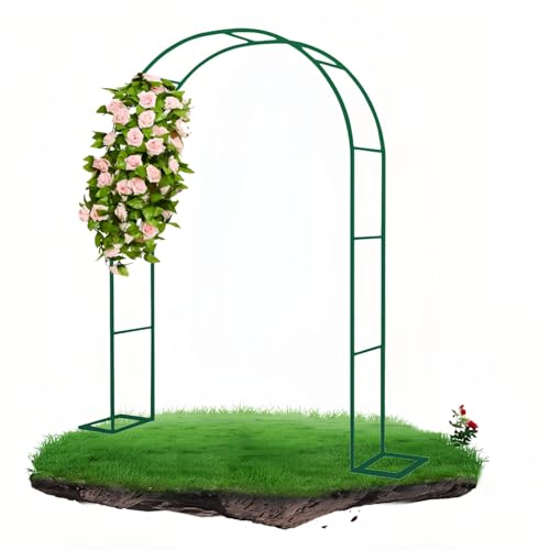 Gurke Gartenbogen Rankhilfe - Wetterbeständige Metall Pergola für Garten Rasen Hinterhof Terrasse Einfach zu Montieren von Generisch