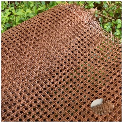 Gurtband aus natürlichem Rattan, für Heimwerker-Möbelreparatur, 45,7 x 99,1 cm, ideal für Stuhl-, Schranktür- und Deckenprojekte, langlebiges, umweltfreundliches Webmaterial, Braun von Generisch