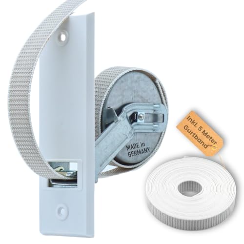 Gurtwickler Rollladen Gurtroller Einlass Unterputzwickler verstellbar Rollo Rolladen Gurt HUB-FENSTER (LA 132 mm) von Generisch