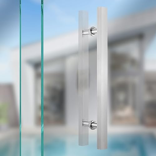 H-förmiger Scheunentürgriff – langlebiges Hardware-Set mit einfacher Installation für Holz-, Glas- und Metalltüren von Generisch