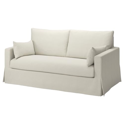 HYLTARP 2-Sitzer Sofabett Gransel Natur von Generisch