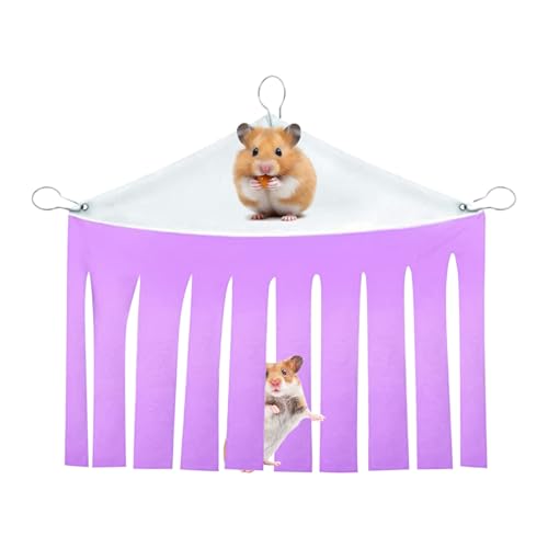 Hängematte für Frettchen, Bett für Eichhörnchenkäfig | Multifunktionaler Unterschlupf zum Schlafen Spielen Hamster Chinchilla Pet Hängematte für Frettchen, Bett für Eichhörnchenkäfig | Multifunktionaler Unterschlupf zum Schlafen Spielen Hamster Chinchilla Pet von Generisch